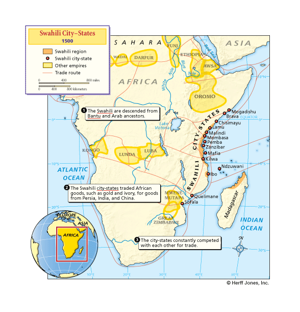 Swahili City-States, 1500